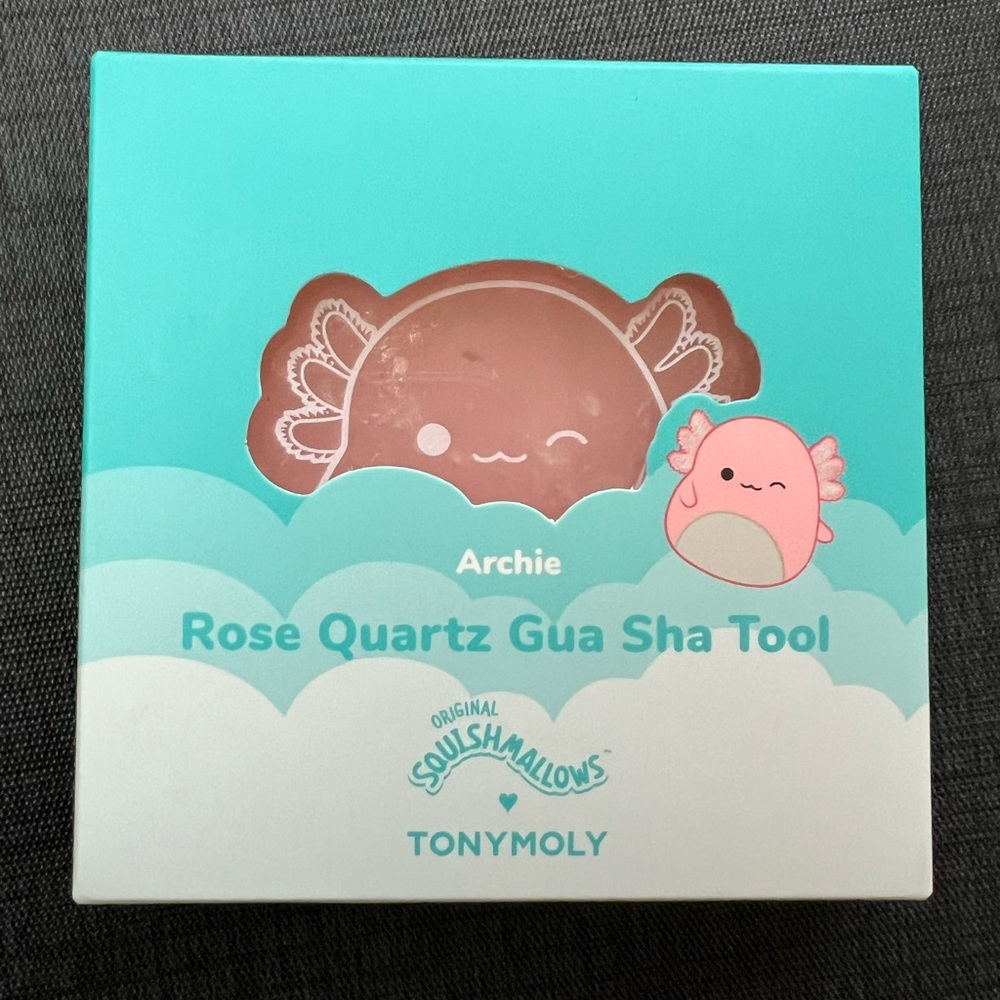 TonyMoly Squishmallow Rose Quartz Gua Sha Tool
